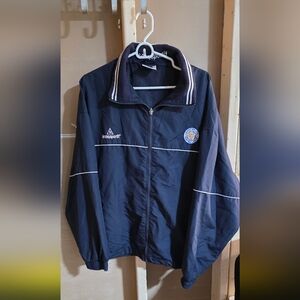 Le Coq Sportif Leicester City FC Navy Blue Jacket